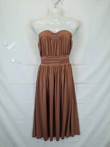 Zimmermann Elegant Strapless Cocktail Midi Dress Size 12 by SwapUp-Online Second Hand Store-Online Thrift Store