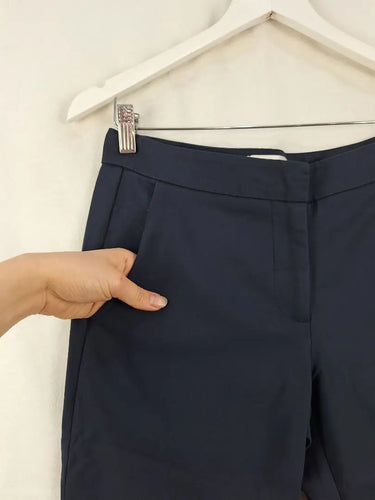 Zimmermann Navy Staple Cropped Chino Pants Size 8 by SwapUp-Online Second Hand Store-Online Thrift Store