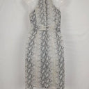 Zimmermann Python Draped Halter Neck Mini Dress Size M by SwapUp-Online Second Hand Store-Online Thrift Store