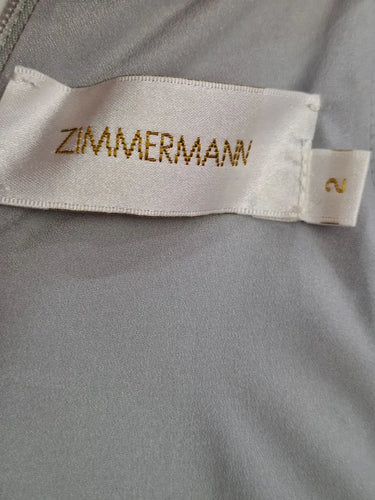 Zimmermann Python Draped Halter Neck Mini Dress Size M by SwapUp-Online Second Hand Store-Online Thrift Store