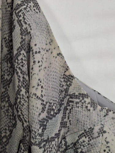 Zimmermann Python Draped Halter Neck Mini Dress Size M by SwapUp-Online Second Hand Store-Online Thrift Store