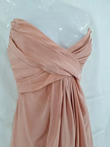 Zimmermann Rose Gold Silk Wrap Dress Size 4 by SwapUp-Online Second Hand Store-Online Thrift Store