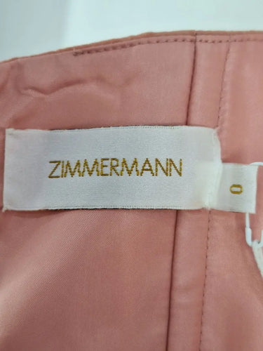 Zimmermann Rose Gold Silk Wrap Dress Size 4 by SwapUp-Online Second Hand Store-Online Thrift Store