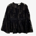Zimmermann Silk Embroidered Peplum Blouse Size M by SwapUp-Online Second Hand Store-Online Thrift Store