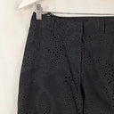 Zoya Karman Broderie Cropped Slight Flare Pants Size 8 by SwapUp-Online Second Hand Store-Online Thrift Store