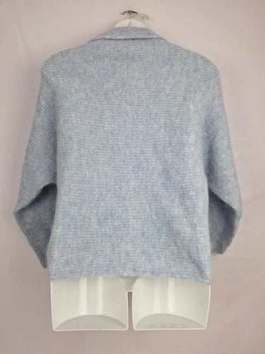adolfo dominguez Baby Blue Alpaca Blend Cowl Jumper Size L by SwapUp-Online Second Hand Store-Online Thrift Store