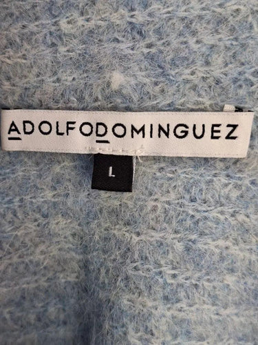 adolfo dominguez Baby Blue Alpaca Blend Cowl Jumper Size L by SwapUp-Online Second Hand Store-Online Thrift Store
