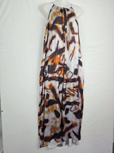 adolfo dominguez Flowy Summer Evening Maxi Dress Size M by SwapUp-Online Second Hand Store-Online Thrift Store