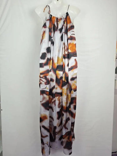 adolfo dominguez Flowy Summer Evening Maxi Dress Size M by SwapUp-Online Second Hand Store-Online Thrift Store