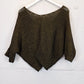 dogstar Sumire Black/bronze Cropped Knit Jumper Size M by SwapUp-Online Second Hand Store-Online Thrift Store