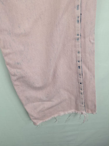 Second-Hand - Sass & Bide Swanky Pink Denim Flare Leg Jeans Size 6 - SwapUp