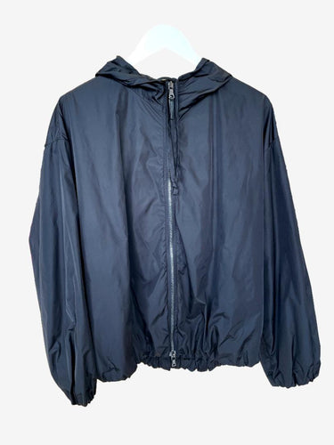 Prada AS IS Art 280892 Lightweight Nylon Black Jacket Size M