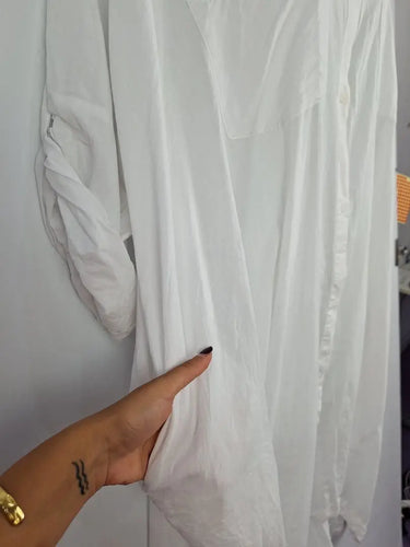 et al Light Sheer Oversized Resort Midi Dress Size S by SwapUp-Online Second Hand Store-Online Thrift Store