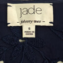 jade - Johnny Was Navy Broderie Weekend Staple Top Size S by SwapUp-Online Second Hand Store-Online Thrift Store