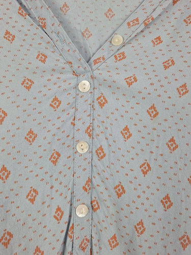 melange Patterned Casual  3/4 Sleeve Blouse Size XL by SwapUp-Online Second Hand Store-Online Thrift Store