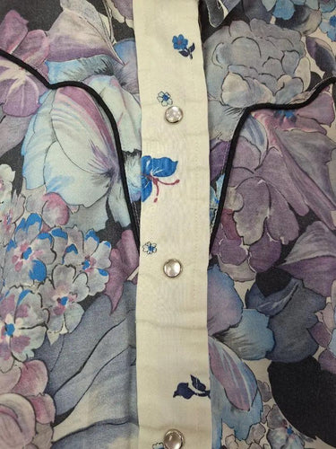 miller Piped Floral Western Shirt Size L by SwapUp-Online Second Hand Store-Online Thrift Store