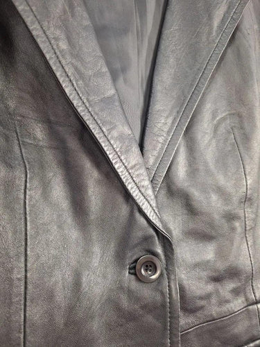 pretty in pink 70's Style Leather Jacket Size 18 by SwapUp-Online Second Hand Store-Online Thrift Store