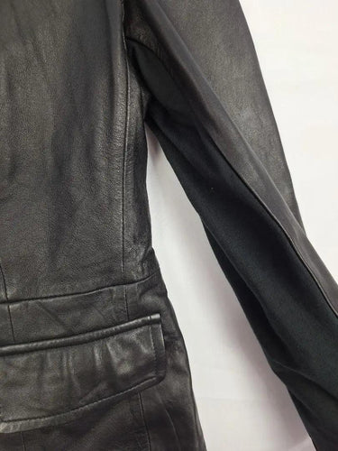 pretty in pink 70's Style Leather Jacket Size 18 by SwapUp-Online Second Hand Store-Online Thrift Store