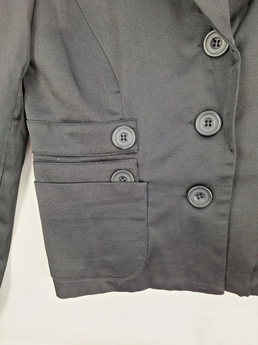 vallen Shiny Feature Button Fitted Blazer Size 10 by SwapUp-Online Second Hand Store-Online Thrift Store