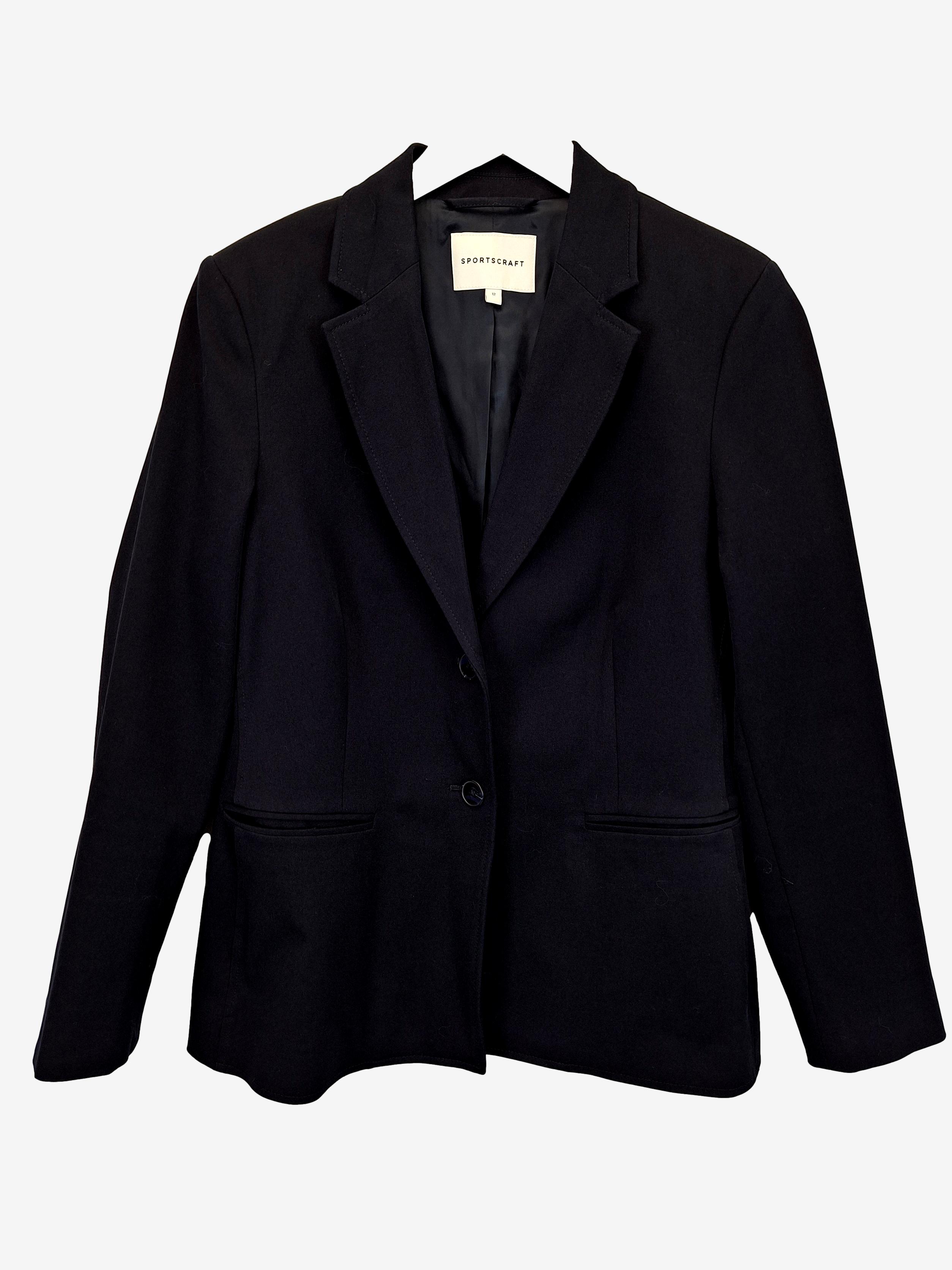 Sportscraft Navy Basic Blazer Size 12 – SwapUp