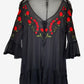 Taking Shape Sheer Floral Embroidered  Top Size XXS Plus by SwapUp-Online Second Hand Store-Online Thrift Store