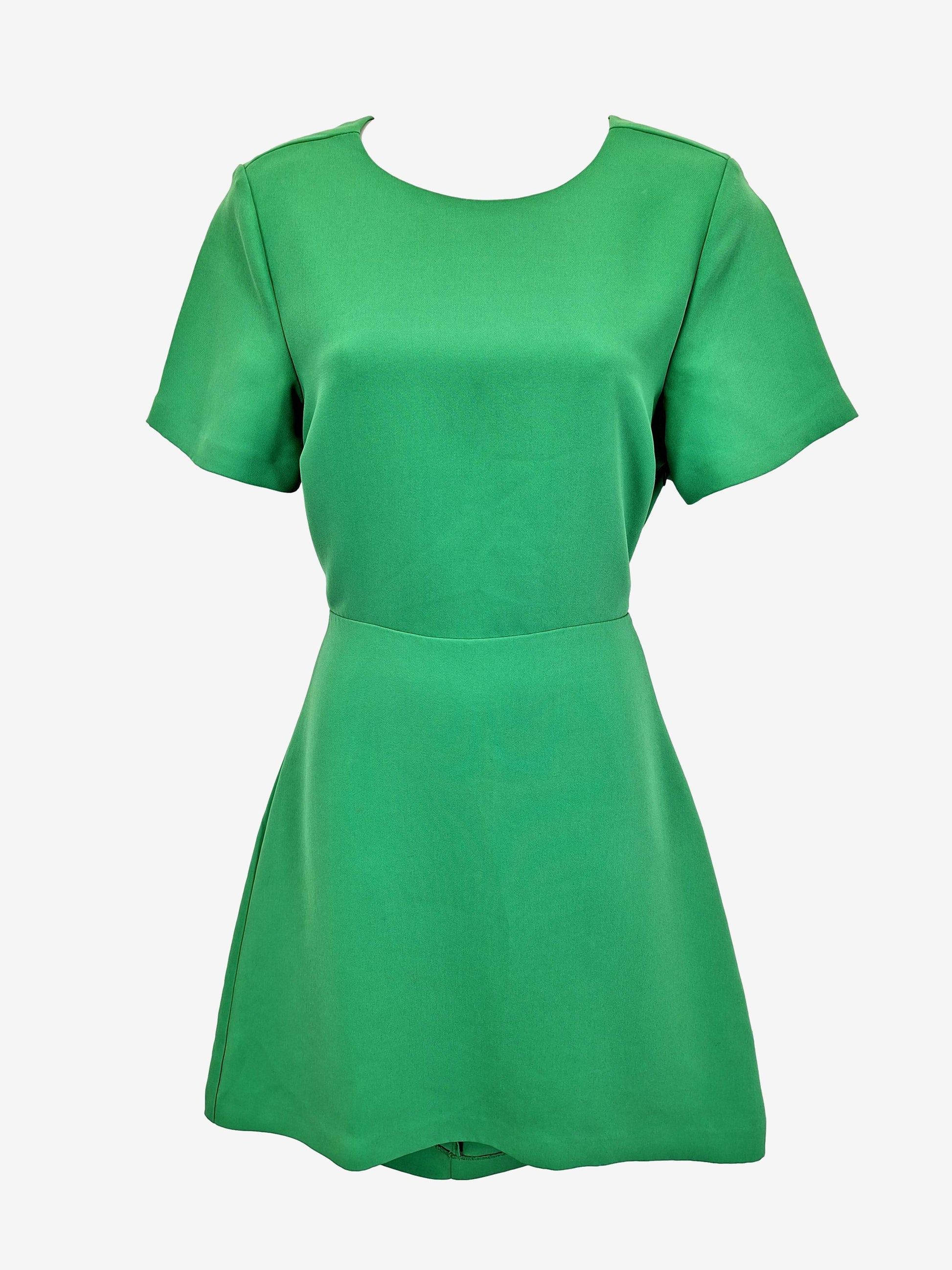 Warehouse Apple Green Work Mini Dress Size 10 by SwapUp-Online Second Hand Store-Online Thrift Store