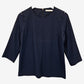 & Other Stories Navy 3/4 Sleeve Smart Blouse Size 10 by SwapUp-Online Second Hand Store-Online Thrift Store