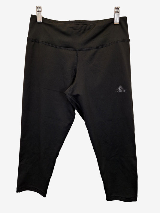 Adidas Active 3/4 Black Leggings Size S by SwapUp-Online Second Hand Store-Online Thrift Store