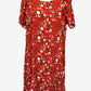 Foil Birdy Print Midi Dress Size 12 by SwapUp-Online Second Hand Store-Online Thrift Store
