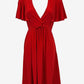 Leona Edmiston Chilli Tie Waist Midi Dress Size S by SwapUp-Online Second Hand Store-Online Thrift Store