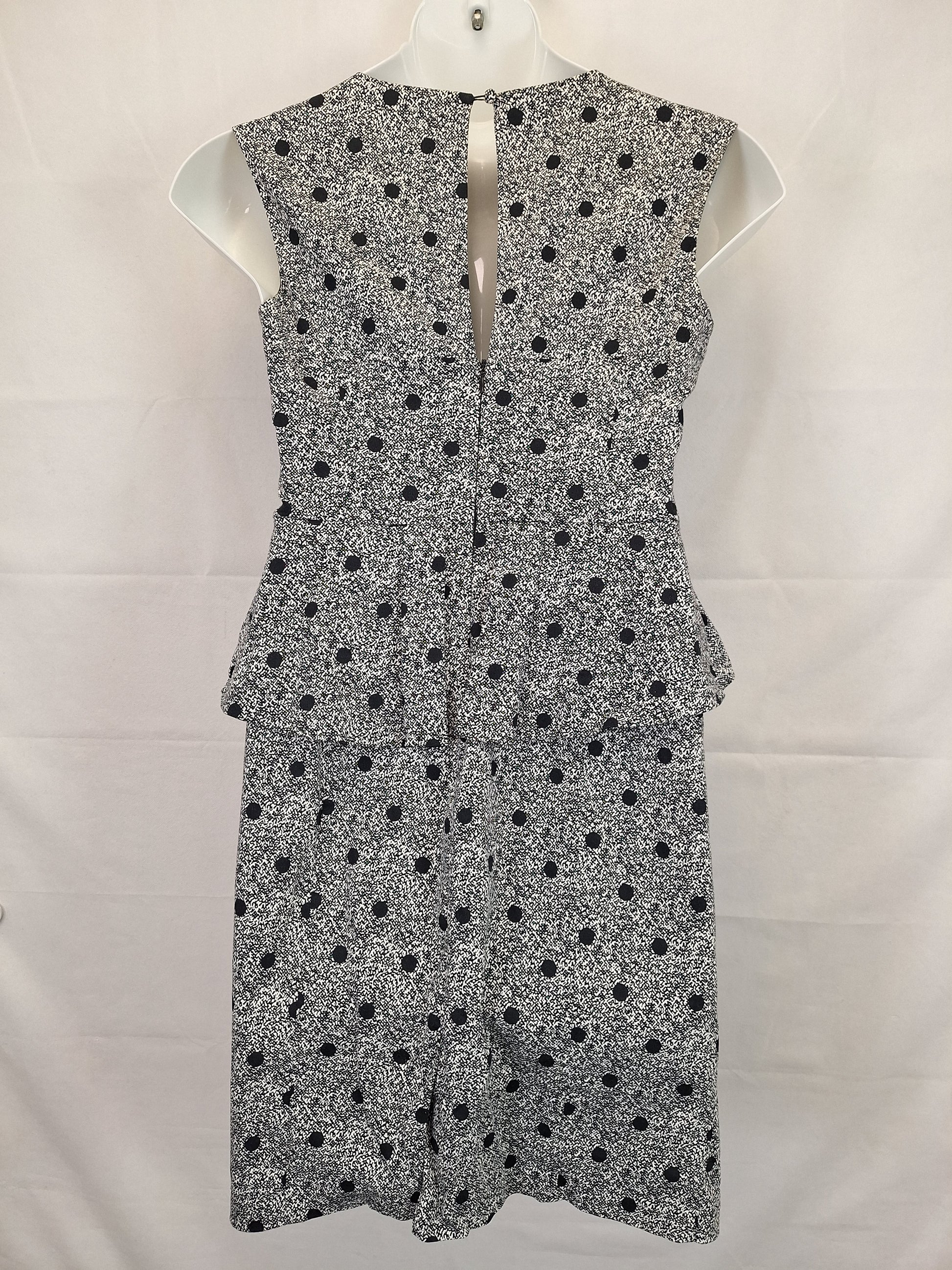 Review Polka Dot Office Style Midi Dress Size 16 by SwapUp-Online Second Hand Store-Online Thrift Store