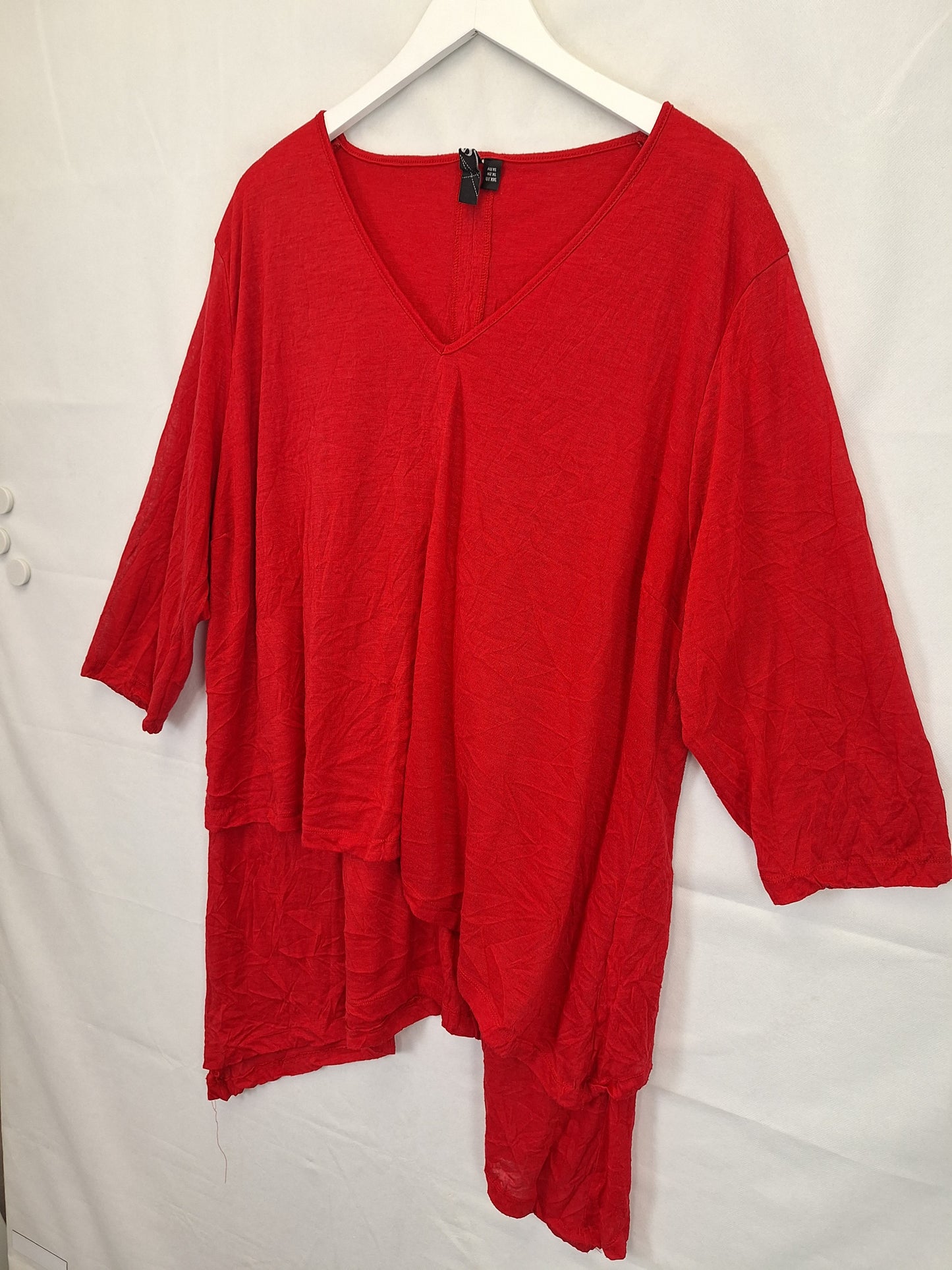 Taking Shape Tiered V-neck Tunic Top Size XL Plus by SwapUp-Online Second Hand Store-Online Thrift Store