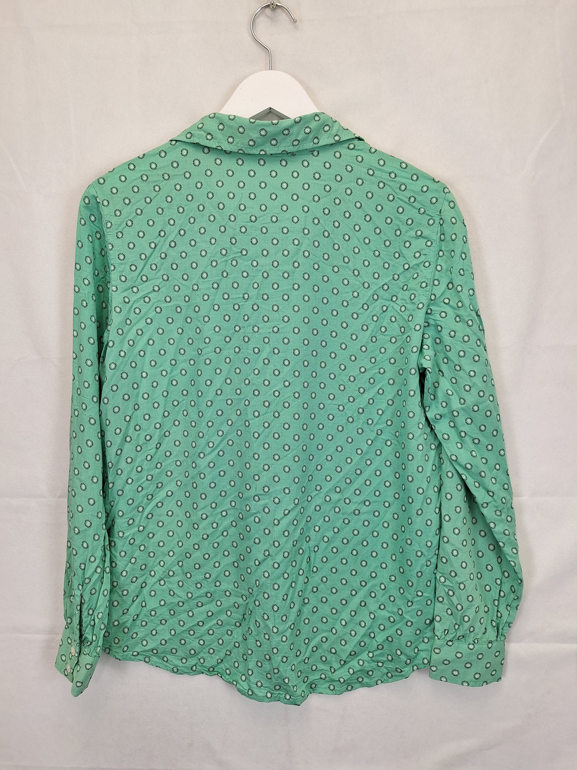 Trenery Mint Sunshine Blouse Size S by SwapUp-Online Second Hand Store-Online Thrift Store