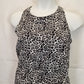 Serra Cheetah Slit Midi Dress Size 14 by SwapUp-Online Second Hand Store-Online Thrift Store
