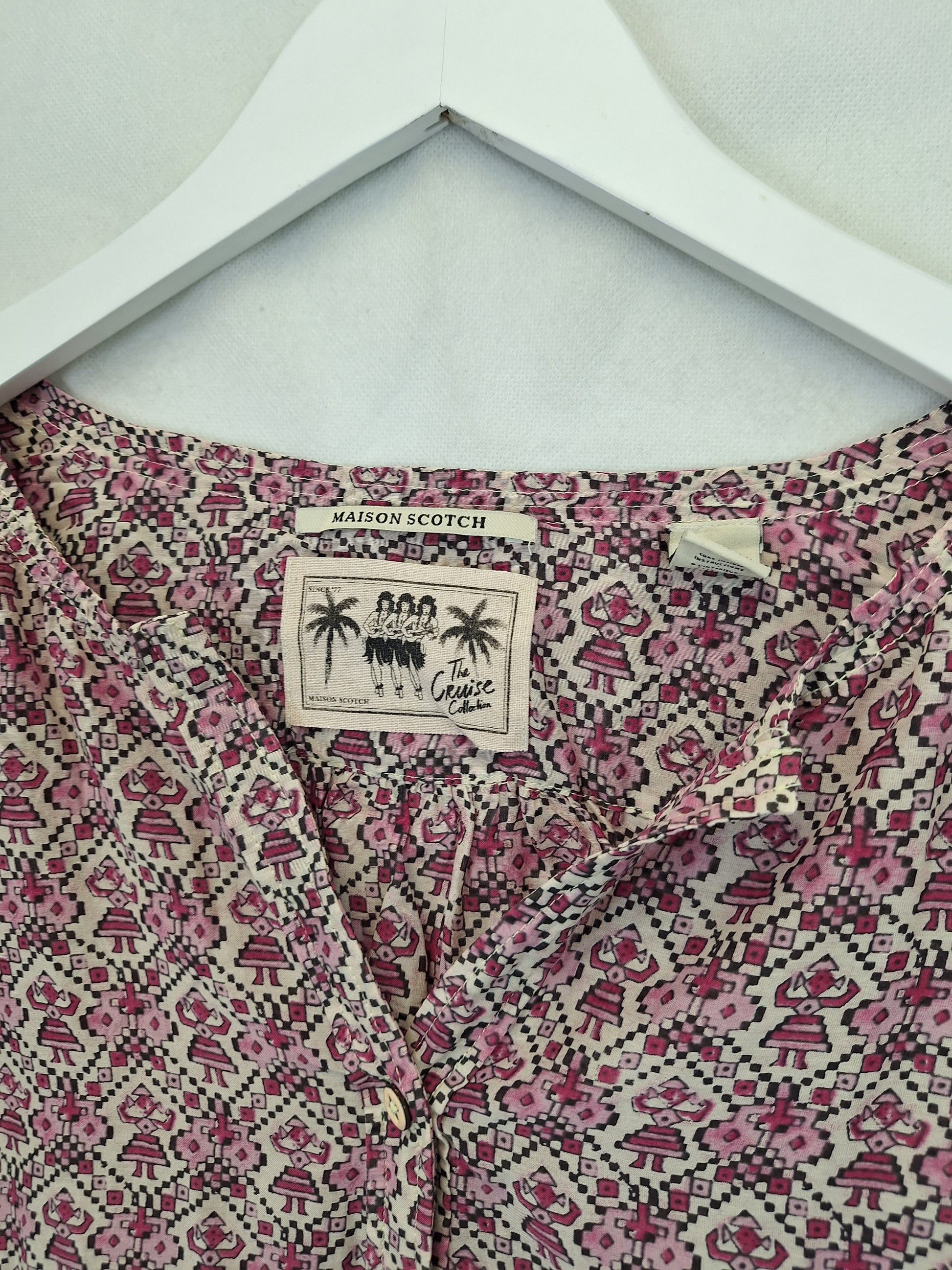 Scotch & Soda Cruise 3/4 Sleeve Blouse Size 8 by SwapUp-Online Second Hand Store-Online Thrift Store