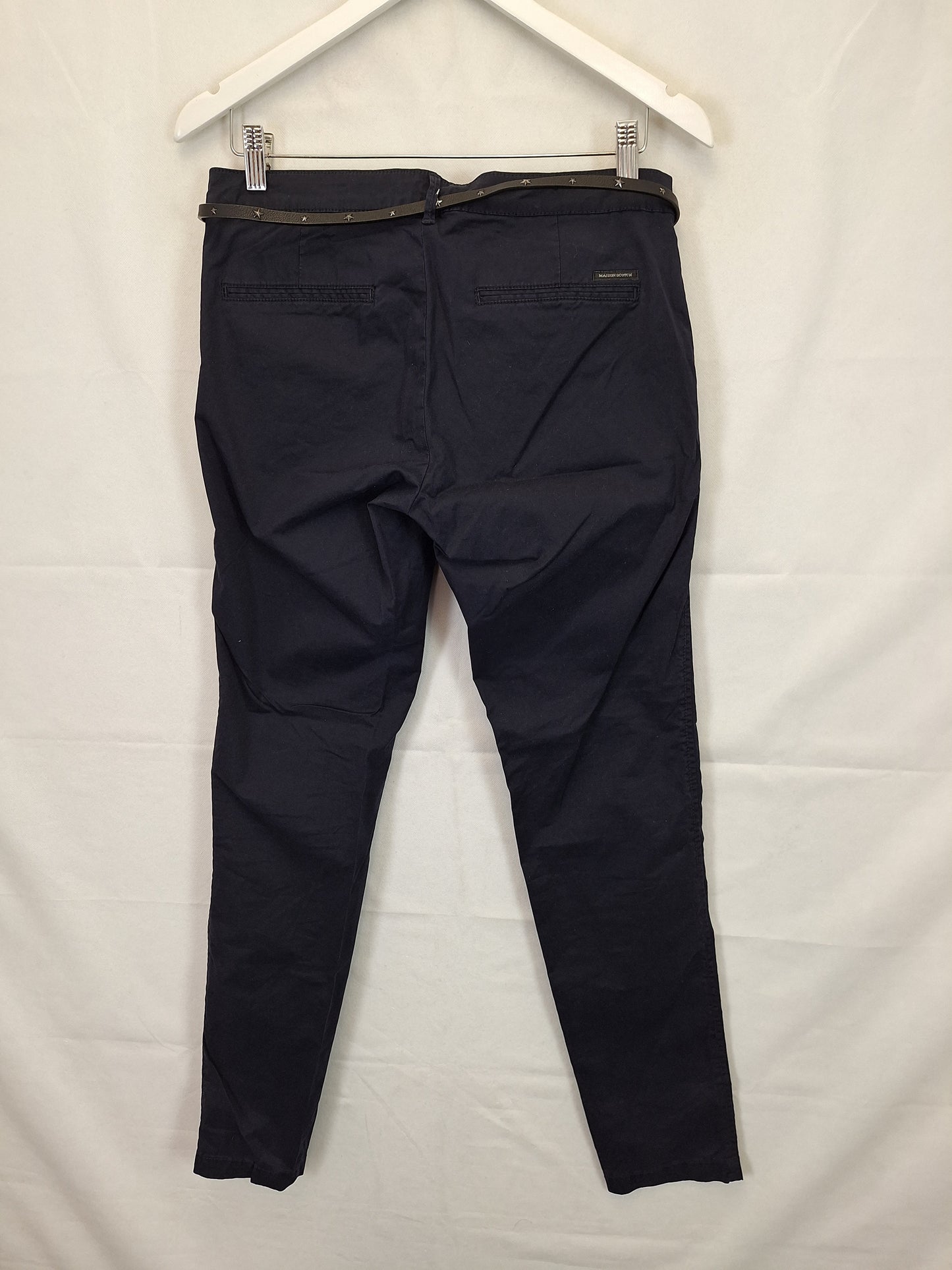Scotch & Soda Navy Regular Chino Pants Size 8 by SwapUp-Online Second Hand Store-Online Thrift Store
