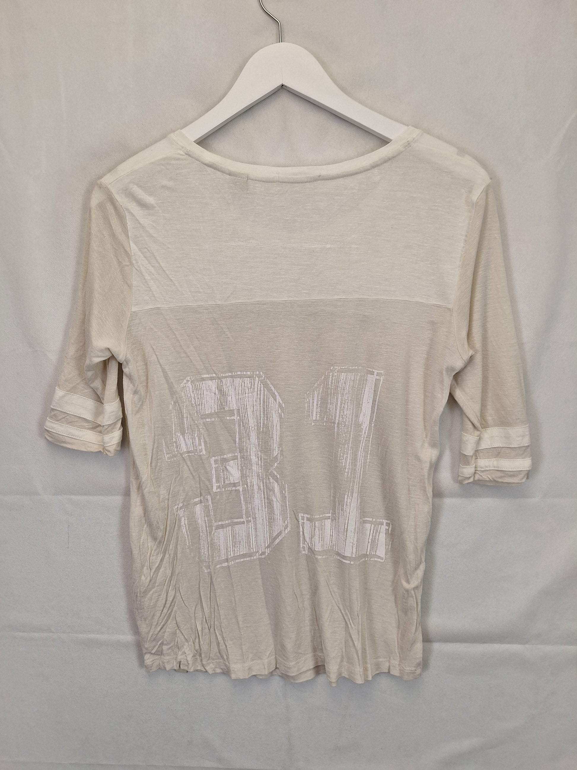 Scotch & Soda Hawaii Beige Top Size XS by SwapUp-Online Second Hand Store-Online Thrift Store