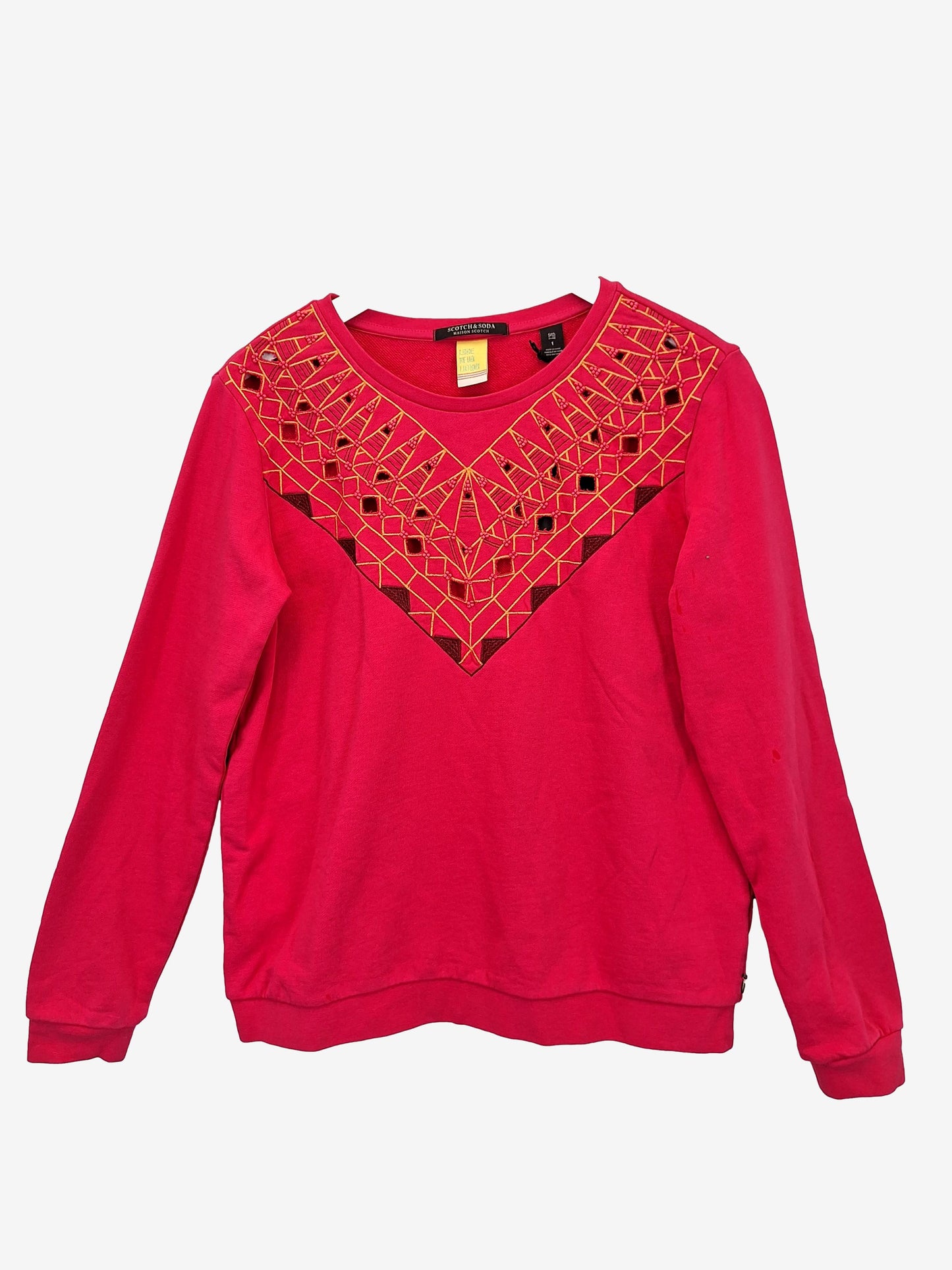 Scotch & Soda Fuchsia Beaded Jumper Size 8 by SwapUp-Online Second Hand Store-Online Thrift Store