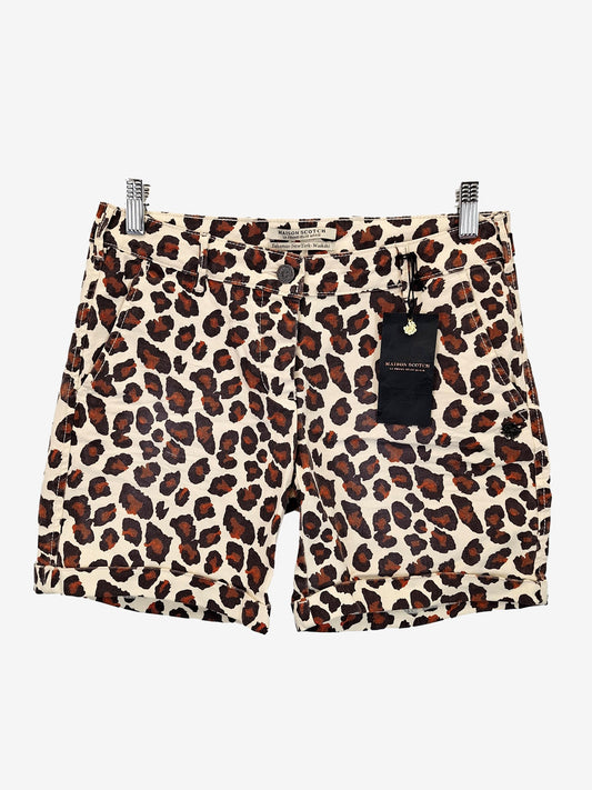 Scotch & Soda Cheetah Boyfriend Shorts Size 8 by SwapUp-Online Second Hand Store-Online Thrift Store