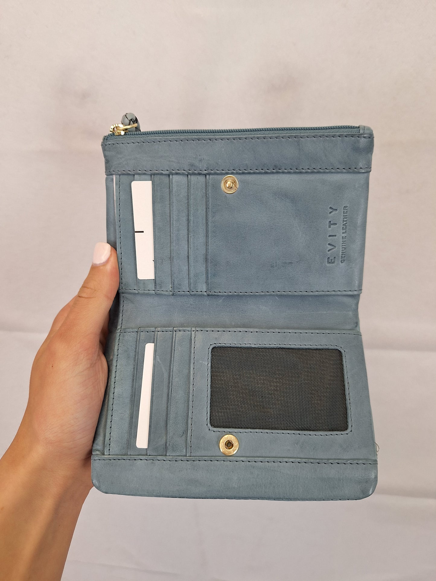 Strand Evity Infinity Blue Wallet Size OSFA by SwapUp-Online Second Hand Store-Online Thrift Store
