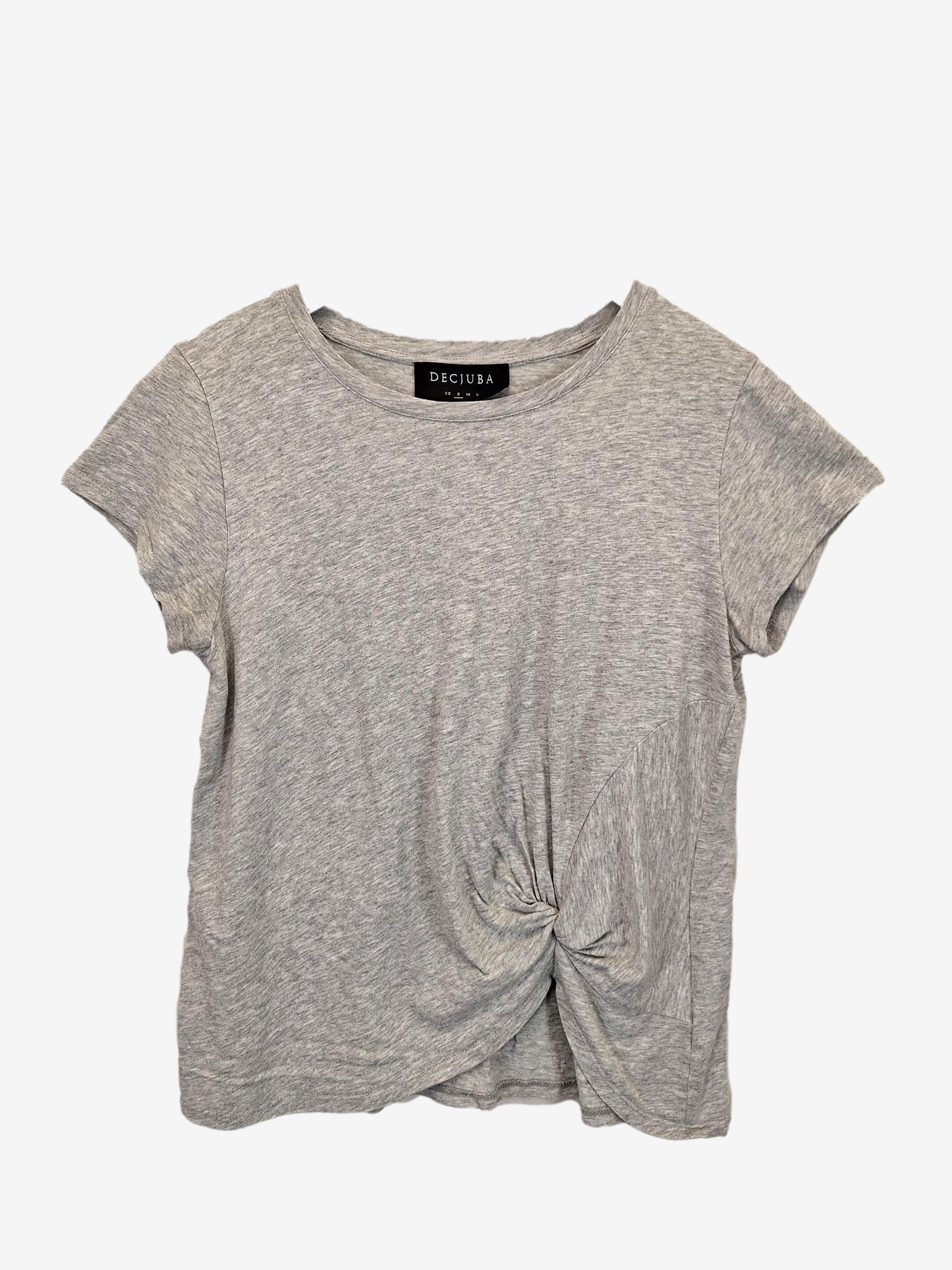 Decjuba Knot Basic T-shirt Size S by SwapUp-Online Second Hand Store-Online Thrift Store