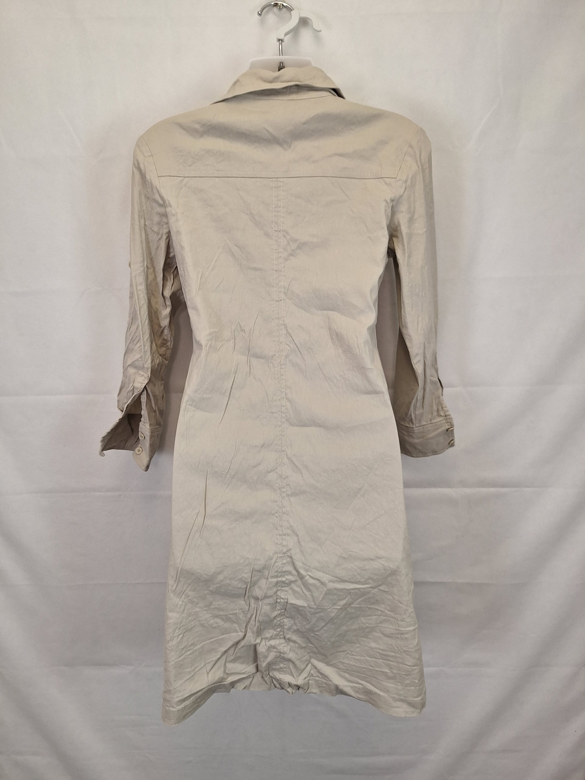 Decjuba Long Sleeve Pocket Midi Dress Size 8 by SwapUp-Online Second Hand Store-Online Thrift Store