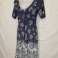 Leona Edmiston Ice Floral Midi Dress Size XS by SwapUp-Online Second Hand Store-Online Thrift Store