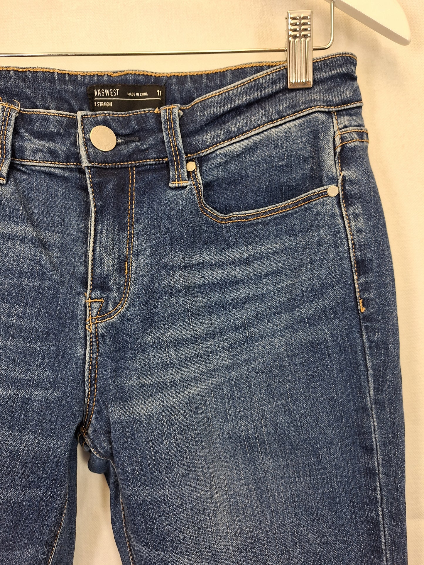 Jeanswest Slim Straight Denim Jeans Size 10 by SwapUp-Online Second Hand Store-Online Thrift Store