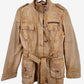 Kircilar Soft Camel Safari Style Leather Jacket Size XL by SwapUp-Online Second Hand Store-Online Thrift Store