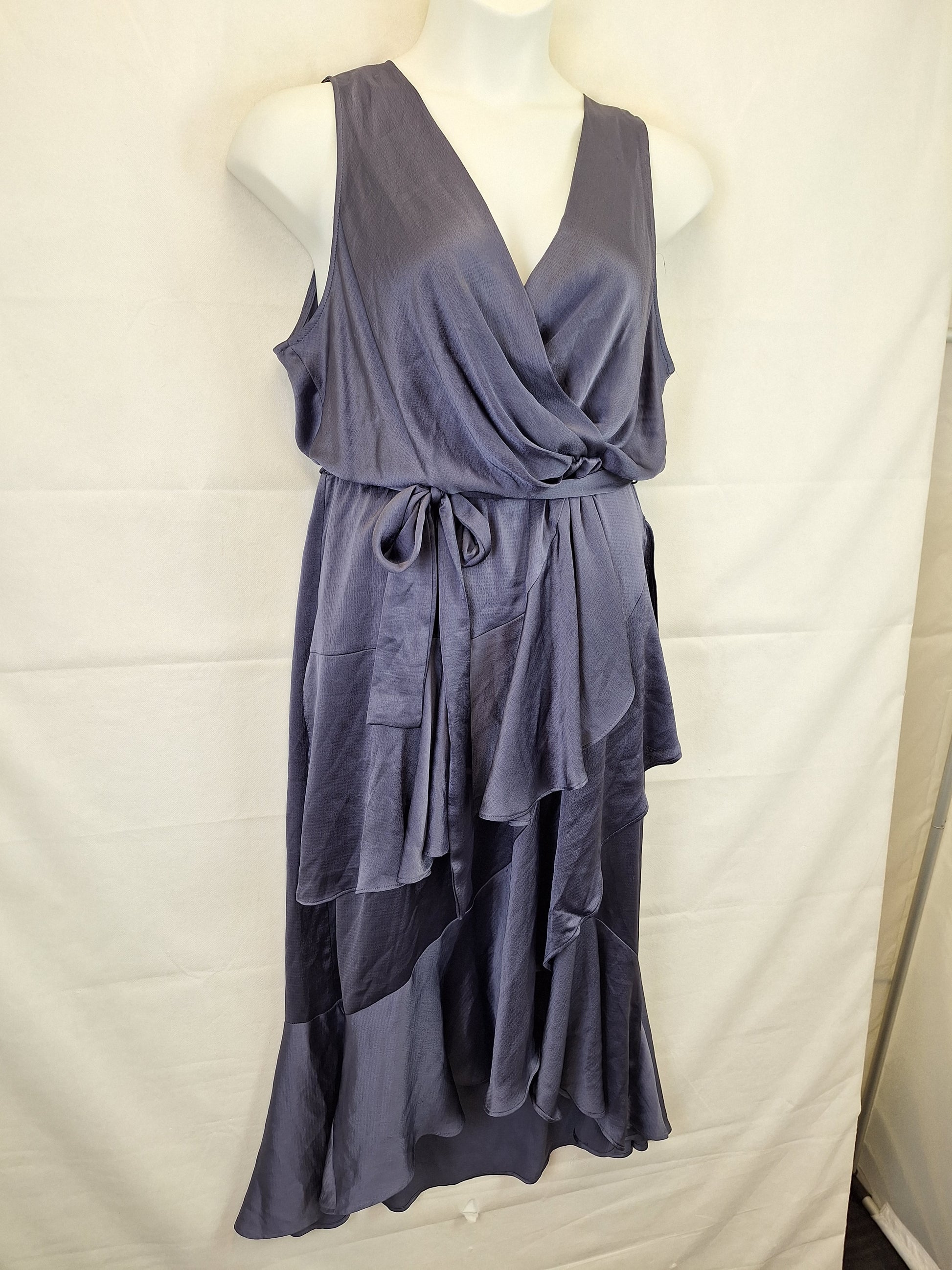 Sheike Wrap Revolution Midi Dress Size 16 by SwapUp-Online Second Hand Store-Online Thrift Store