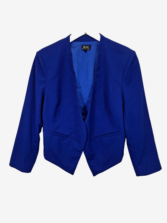 Bardot Tailored Electric Blue  Blazer Size 12 by SwapUp-Online Second Hand Store-Online Thrift Store