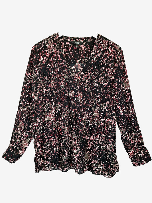 Vera Wang Simply Vera Pleated Blouse Size 12 by SwapUp-Online Second Hand Store-Online Thrift Store