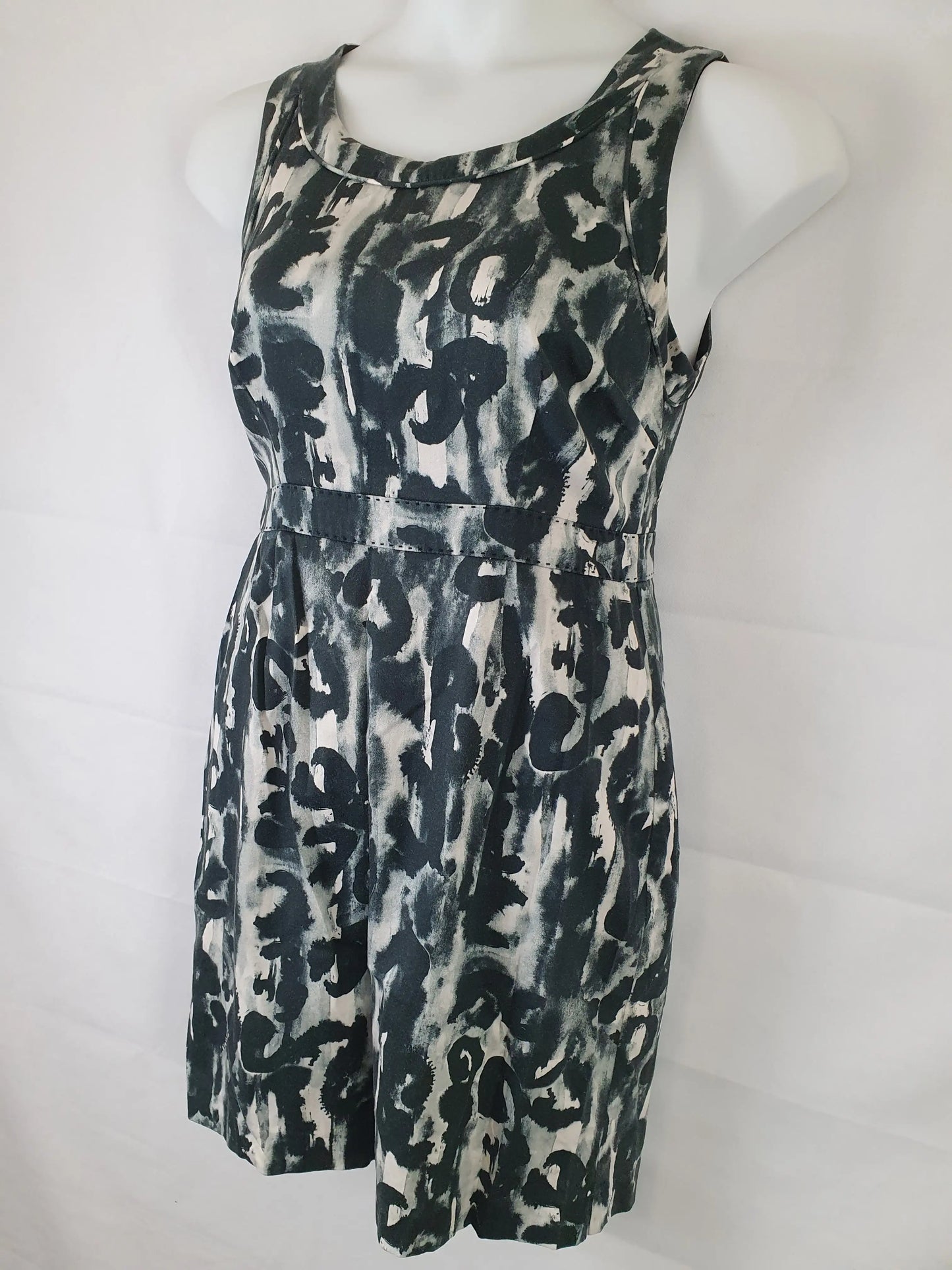 Brown Sugar Office Style Midi Dress Size 12 by SwapUp-Second Hand Shop-Thrift Store-Op Shop 
