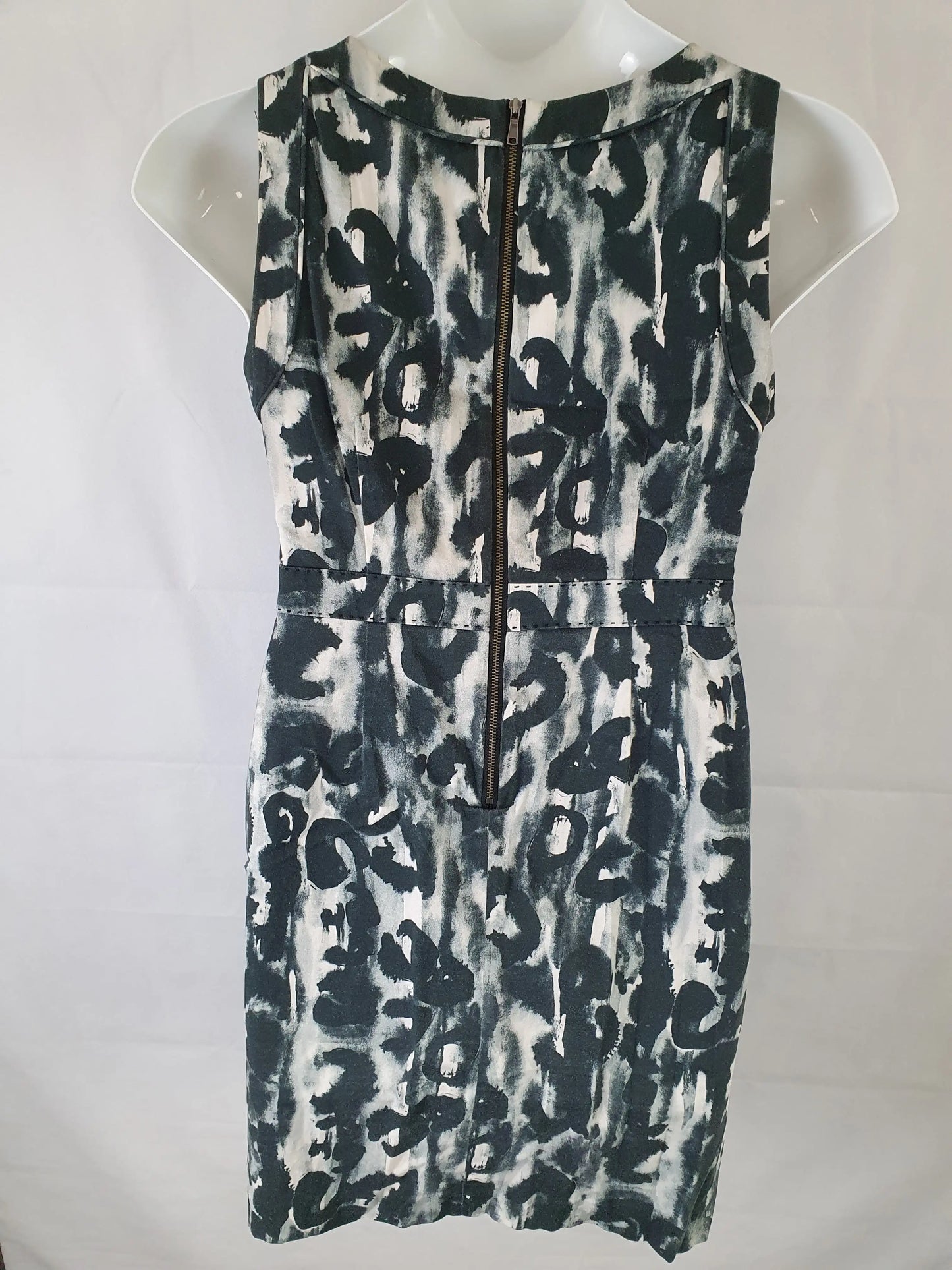 Brown Sugar Office Style Midi Dress Size 12 by SwapUp-Second Hand Shop-Thrift Store-Op Shop 